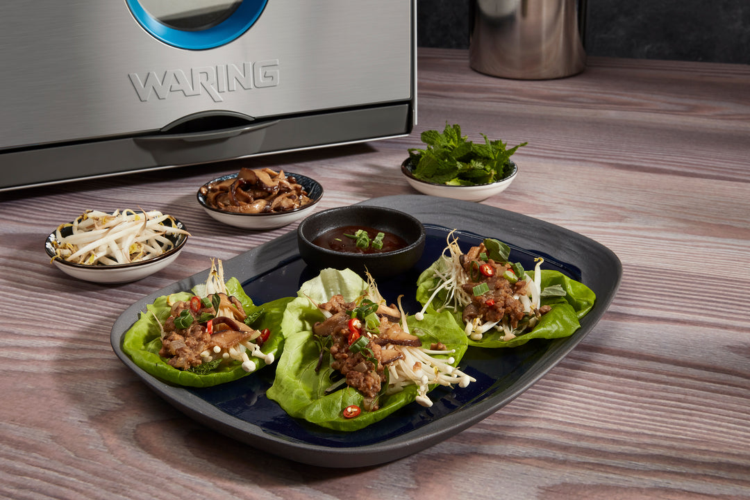 Image of fresh lettuce wraps made iwth Planit's Ground Protein