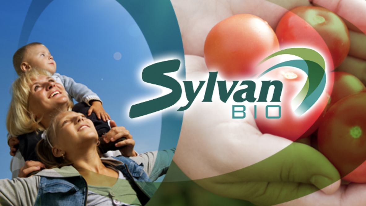 Sylvan Bio logo and promotional lifestyle image