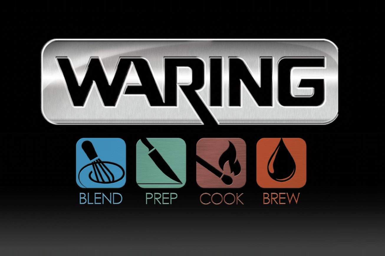 Waring Logo & product categories graphic
