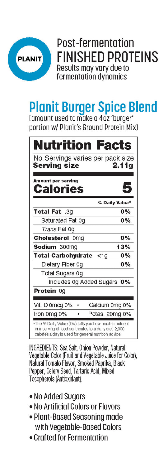 Burger Spice Blend - 38g (single batch)